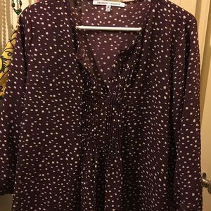 Collective Concepts maroon blouse